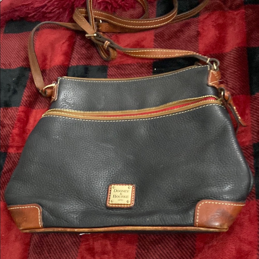 Dooney & Bourke Black and Brown Women's Bag